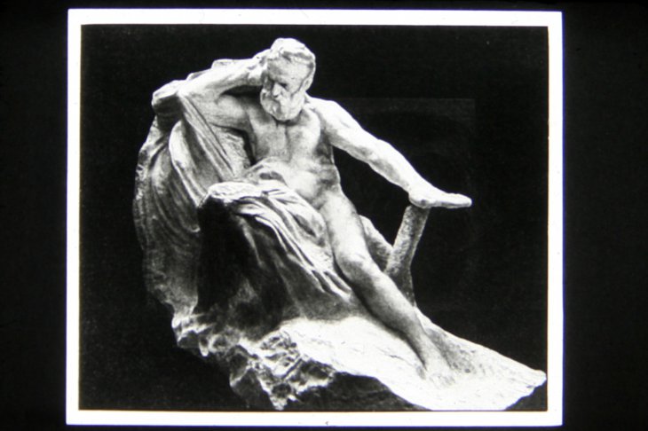 Творец. Скульптура Гюго работы Родена ( 1901г.)