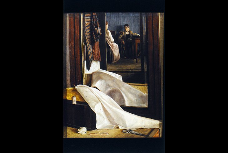 Г. Сорока. Отражение в зеркале. 1840 г.