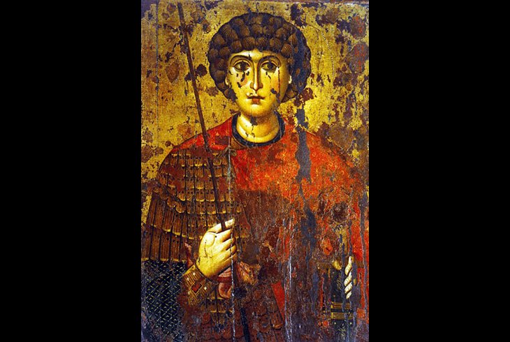 Икона «Св. Георгий» Конец XI – начало XII в.