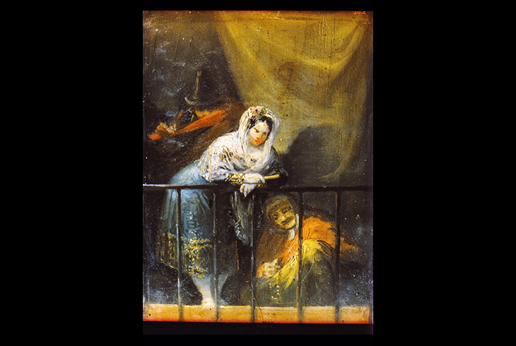 7. Франциско-Хосе де Гойя. «Маха на балконе».