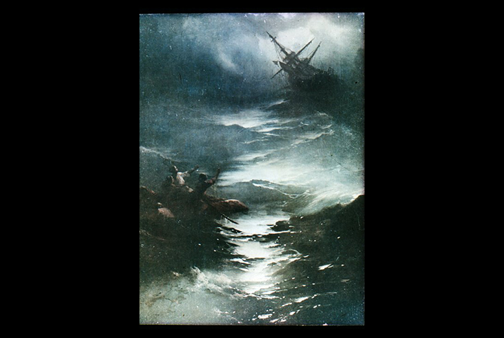 15. Буря на Северном море. 1865.