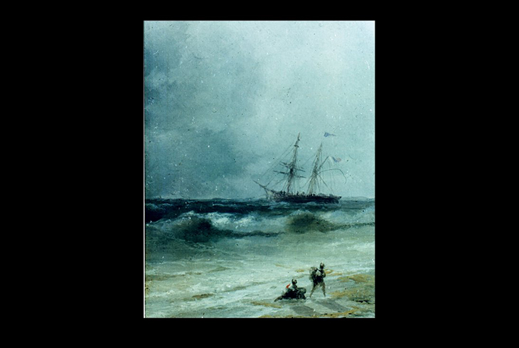 20. Корабль в море. 1896.