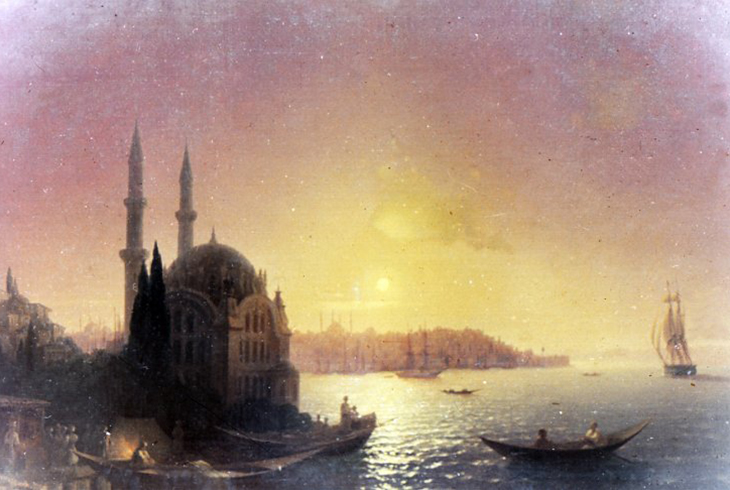 4. Вид Константинополя при Лунном освещени. 1946.
