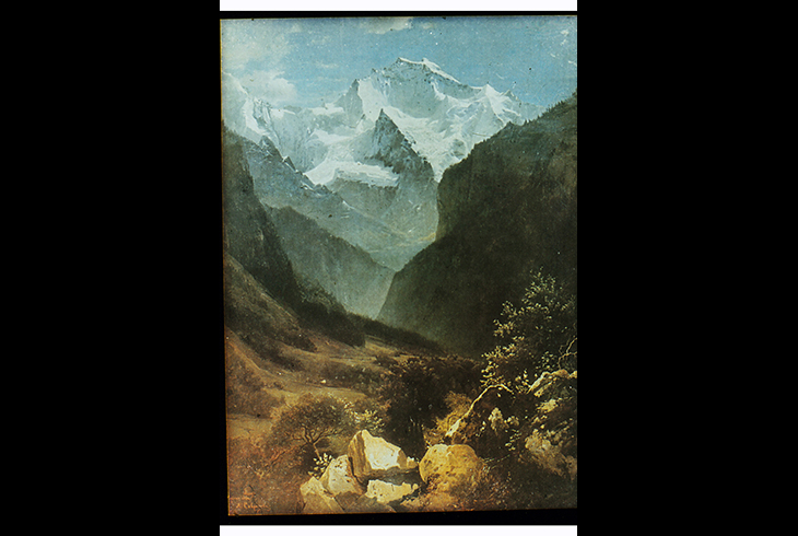 7. Вид в Швейцарских Альпах. 1862.