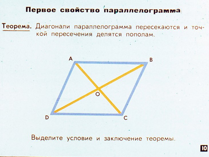 Свойства четырёхугольников