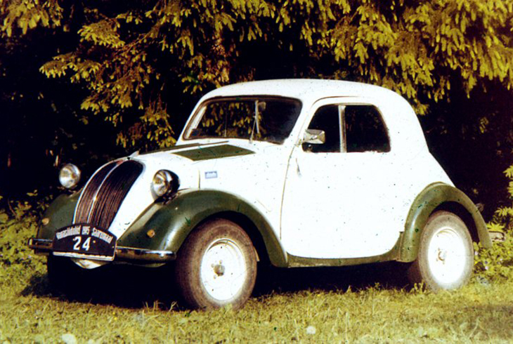 24. Фиат 500 «Тонолино» (1938 г.)