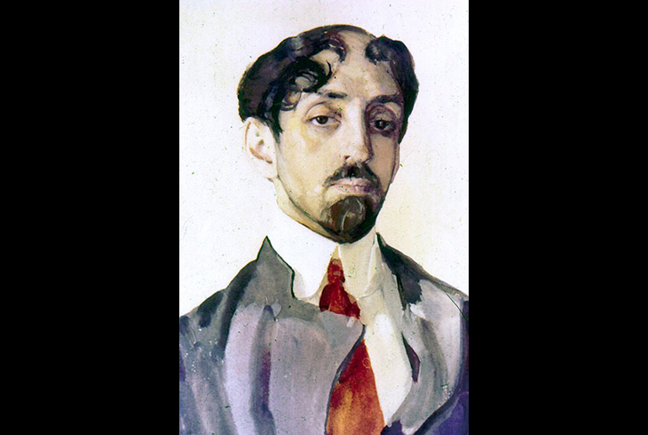 11. Портрет поэта М. Кузмина. 1909 г.