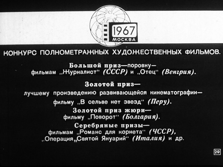 Кинофестивали в Москве