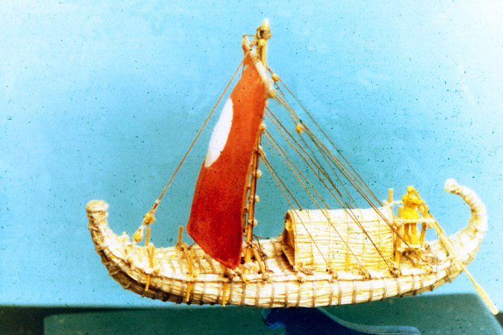 8.	Парусное судно древних египтян.