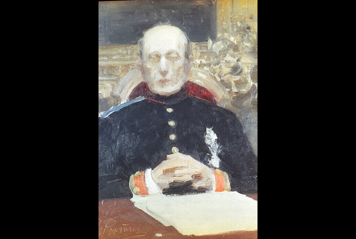 19. Портрет Победоносцева (этюд). 1901-1903.