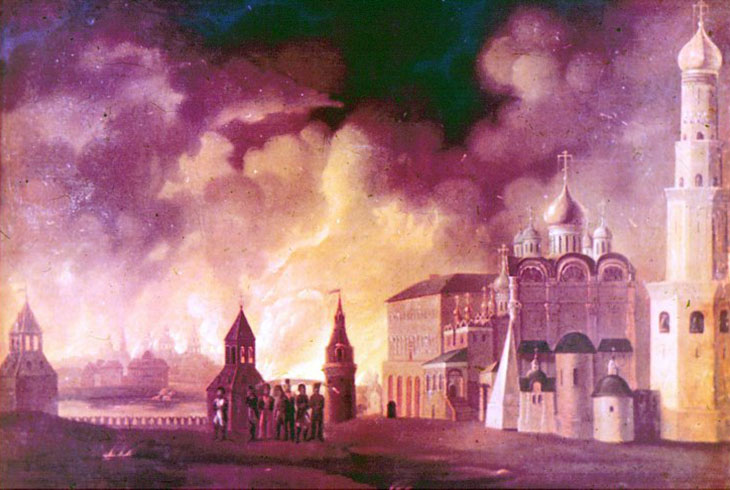 14. А. Смирнов «Пожар Москвы» 1813