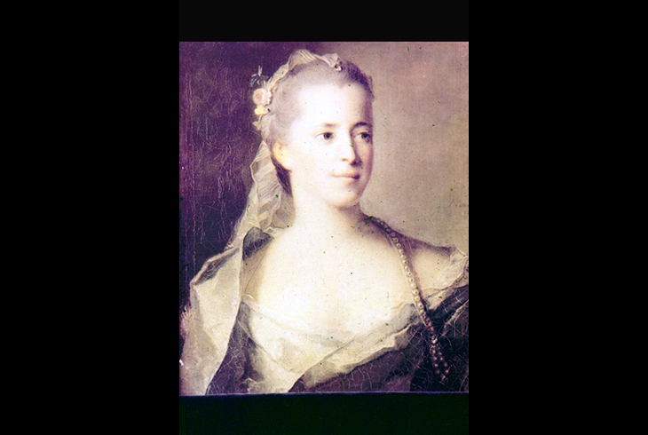 Ж.-М. Наттье. Женский портрет. 1757.