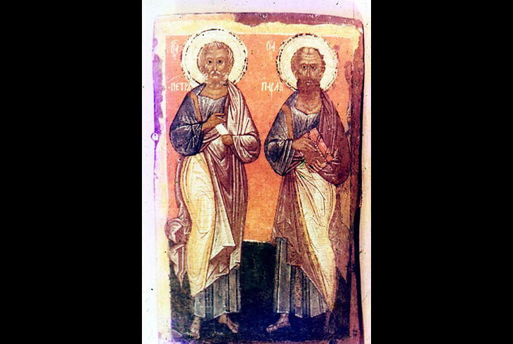 Петр и Павел. Икона XV века.
