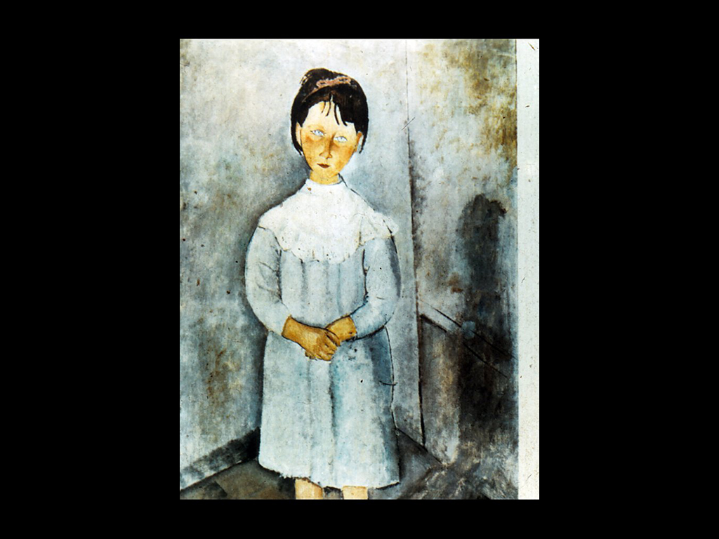 Девочка в голубом. 1918. Париж, частное собрание