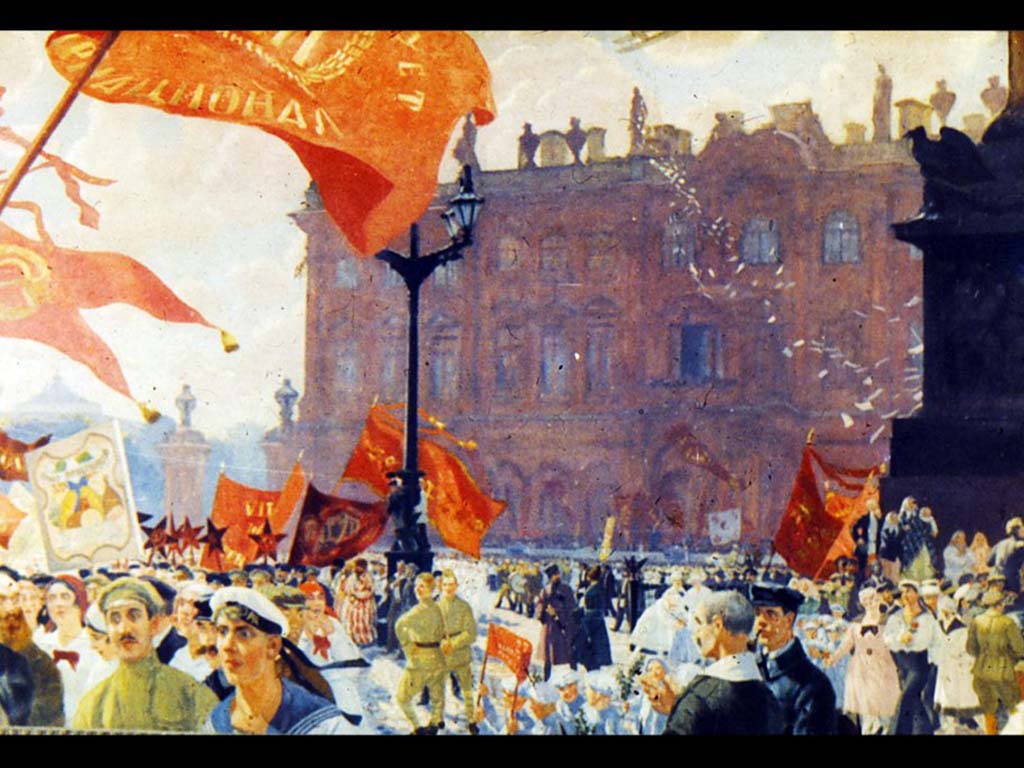 «Праздник II конгресса Коминтерна площади Урицкого». 1921 г.