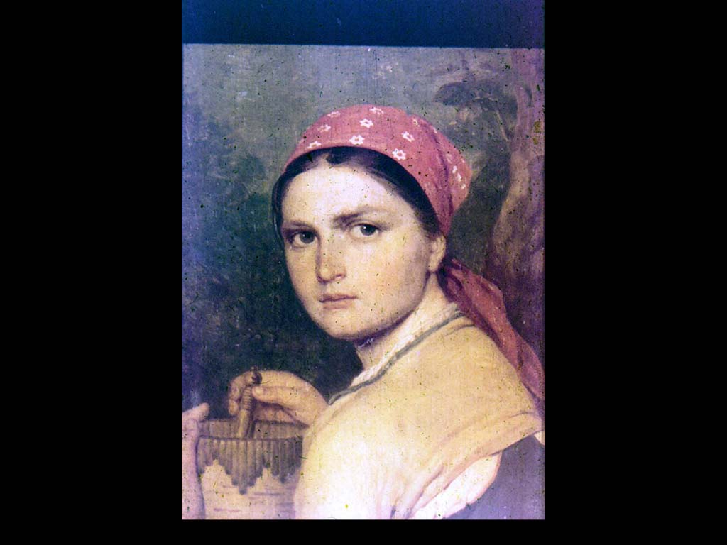 Девочка с бураком. Около 1820 г. ГРМ.