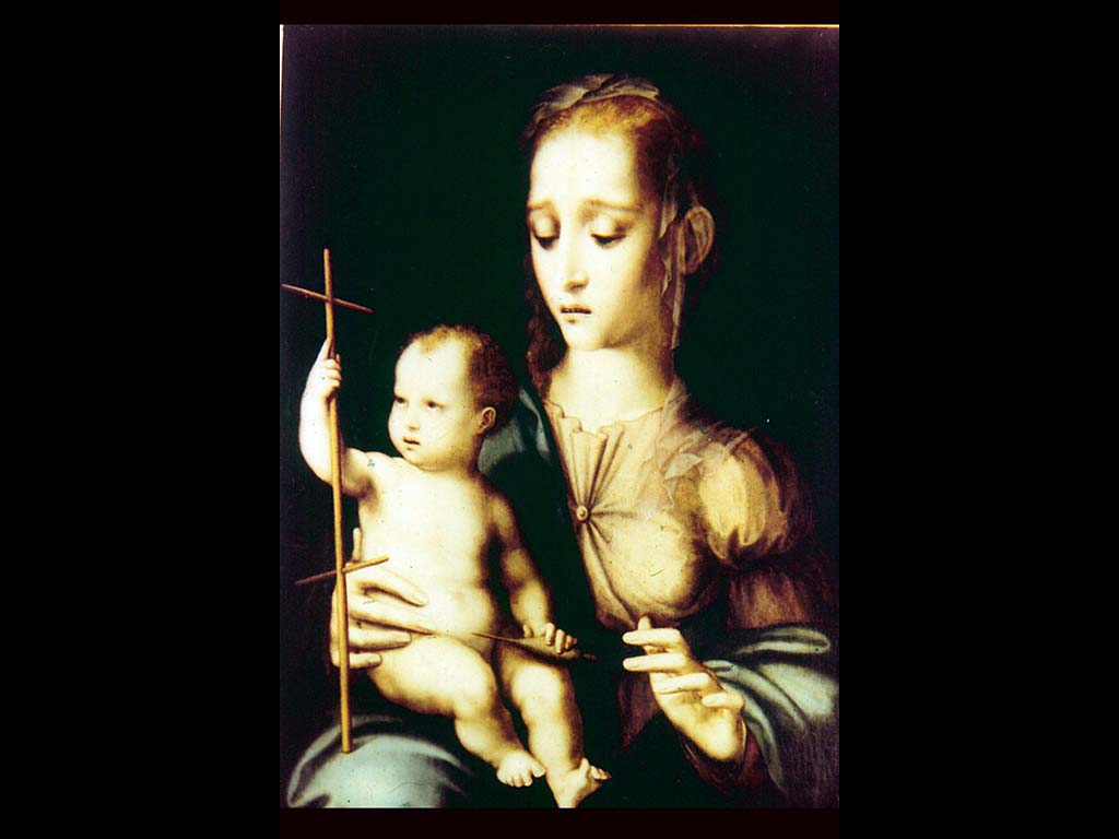 Л. Де Моралес. Мадонна с прялкой. 1570-е гг.