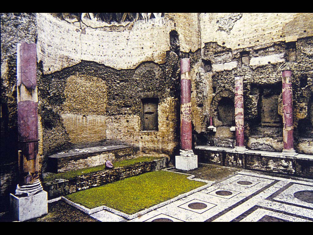 Храм Венеры и Ромы. Около 307 г. (Внутренний вид. Рим.