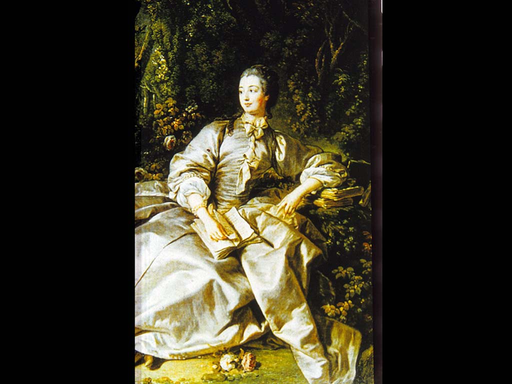 Портрет маркизы де Помпандур. Буше Ф. 1758. Виктории и Альберта. Лондон.