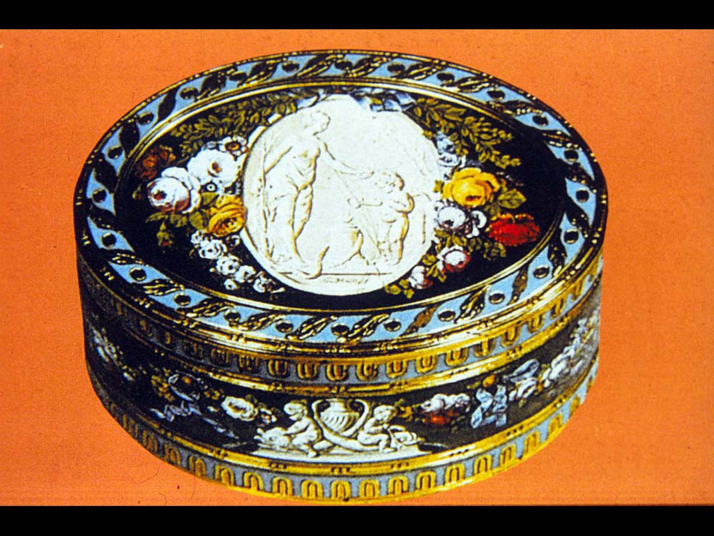 Табакерка 1762-1768. Лувр. Париж.