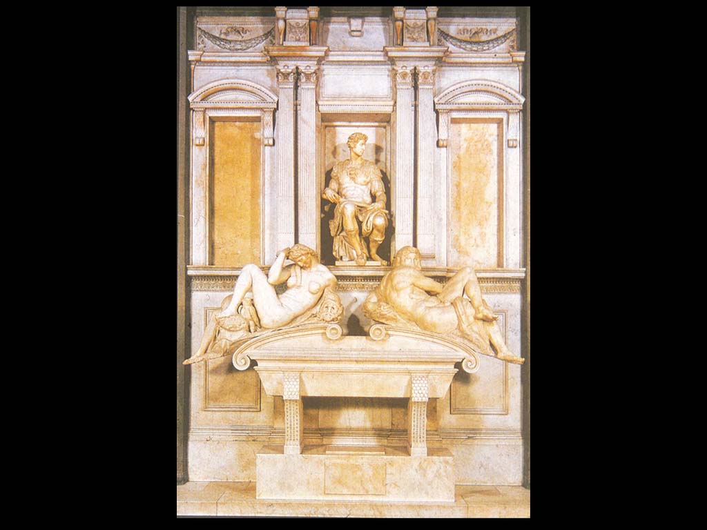 Гробница Джулиана Медичи. Мрамор. 1520-1534.) Новая Сакристияв церкви Сан-Лоренцо, Фолореция