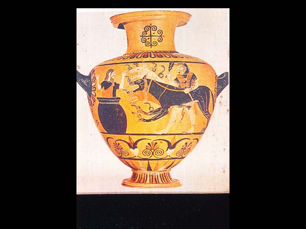 «Древнегреческая гидрия». 530-526 г. до н. э. Лувр. Париж.