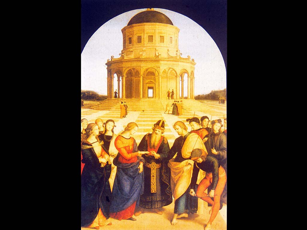Обручение Марии. 1504. Галерея Бреро. Милан.