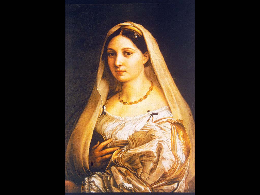 Портрет женщины в покрывале (Донна Велата). 1516. Галерея Питти, Флоренция
