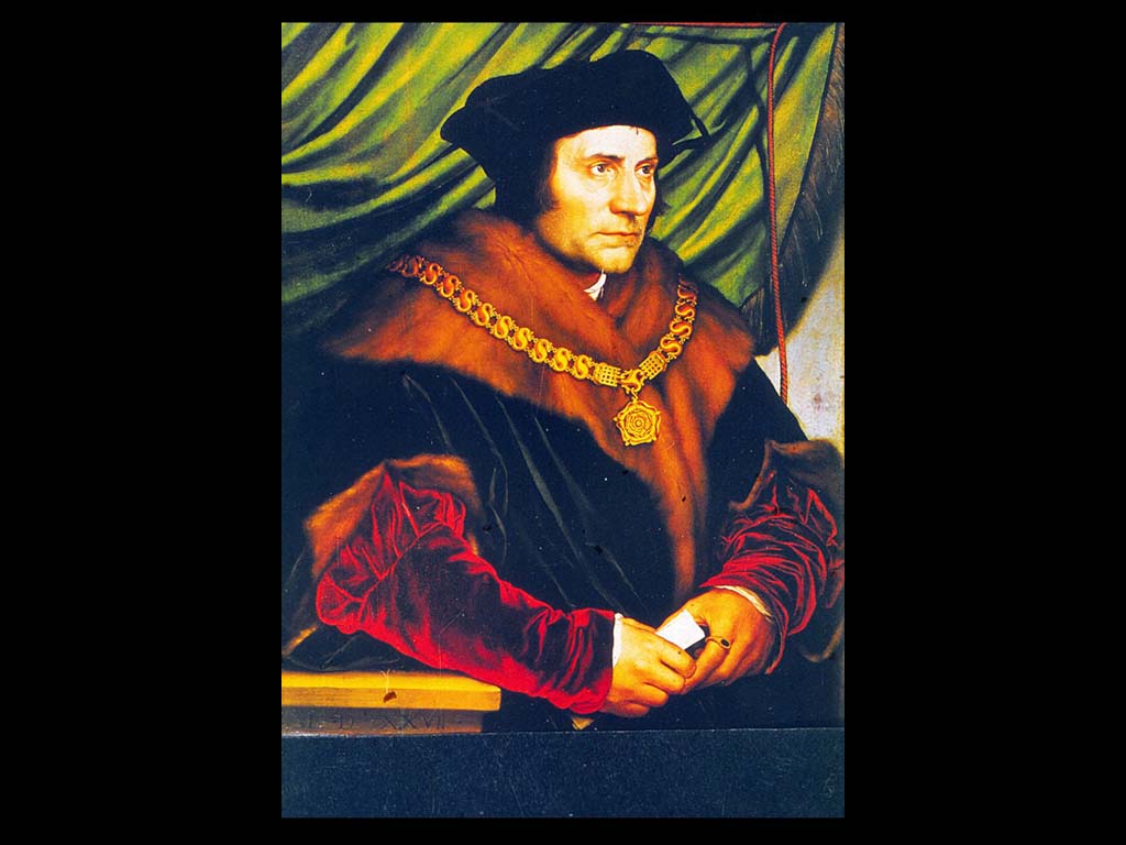 Гапнс Гольбейн  Младший. Портрет Томаса Мора. 1527.