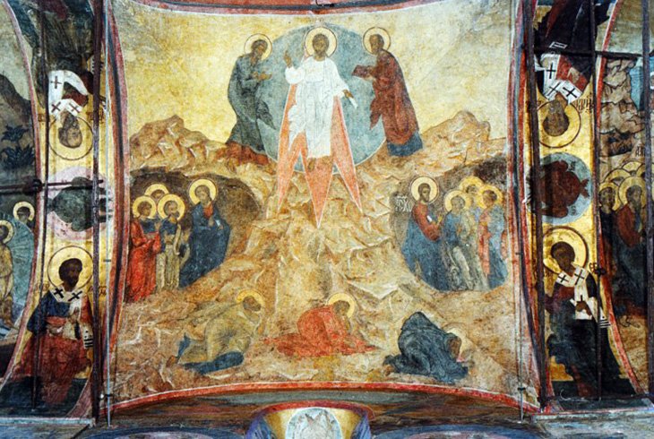 Фреска на своде собора «Преображение». XVII в.