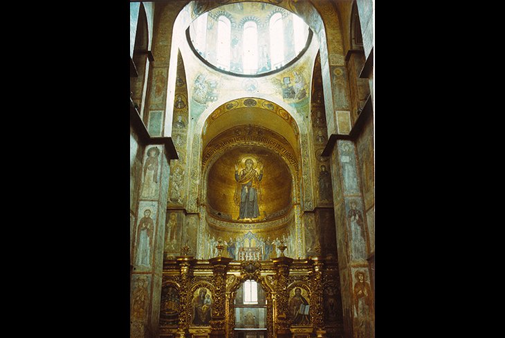 Внутренний вид Софийского собора.
