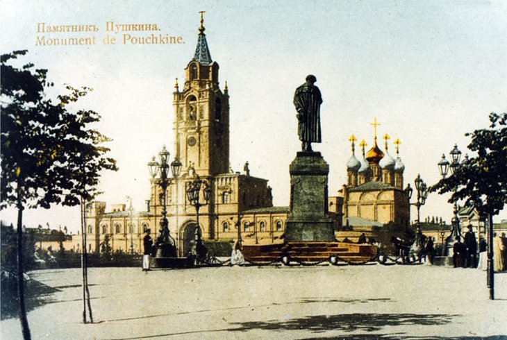 Тверской бульвар в 1900-е годы.