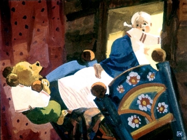 Материалы для работы в детском саду по сказке Л. Толстого  "Три медведя"