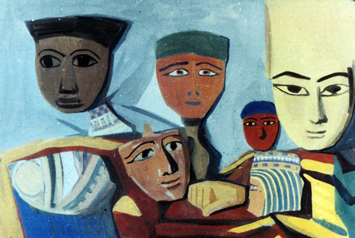 7. Египетские маски. 1911 г.