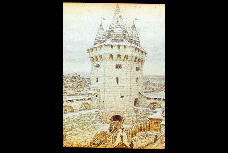 16. Семиверхая башня. XVI век. 1924 г.