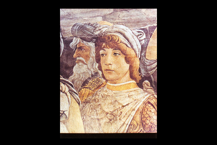 6. Эпизоды юности Моисея. 1481 г. Фрагменты фрески.