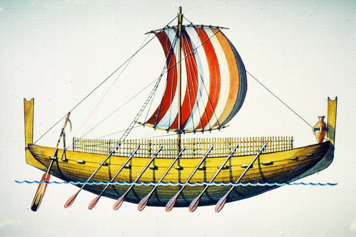 4.	Финикийский торговый корабль..150 г. До н. э.