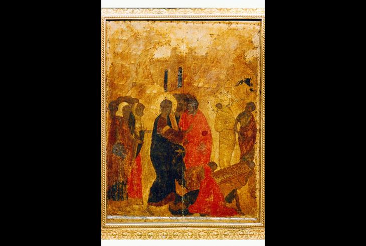 1.	Воскрешения Лазаря. Икона из Благовещенского собора  Московского Кремля.