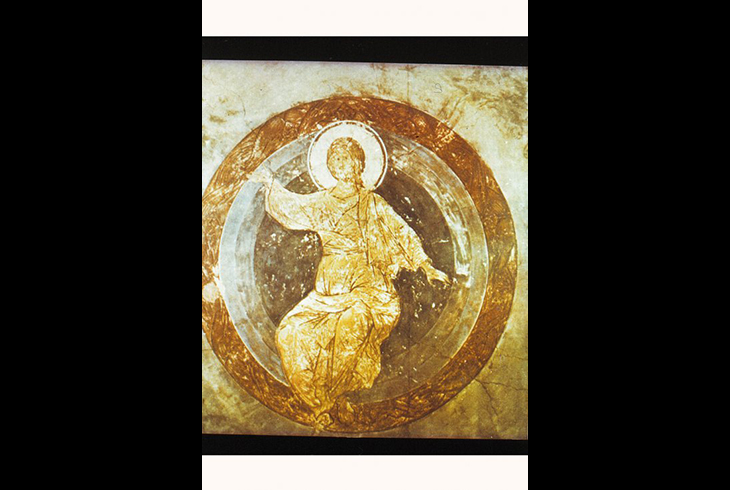 4.	Христос во славе. Фреска Успенского собора во Владимире.