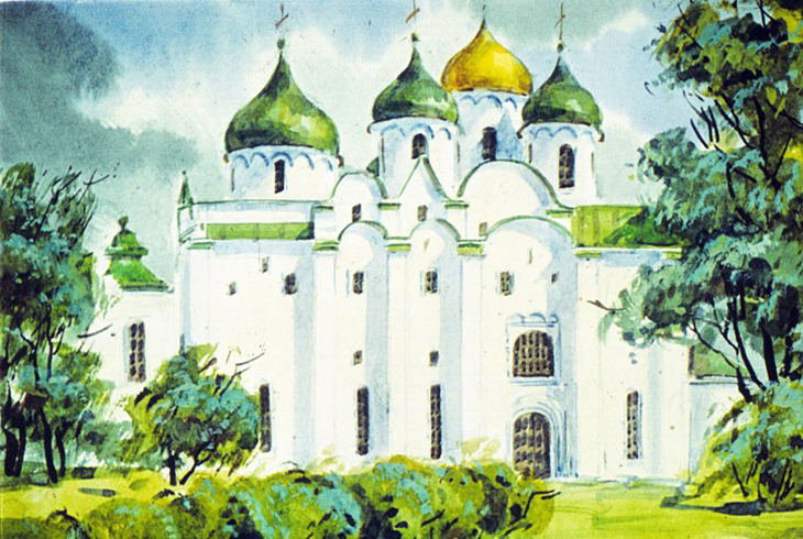 2.	София Новгородская. 12-й век.