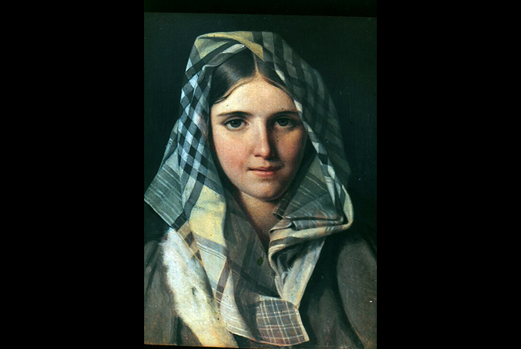 20. Девушка в платке. 1830-е гг.