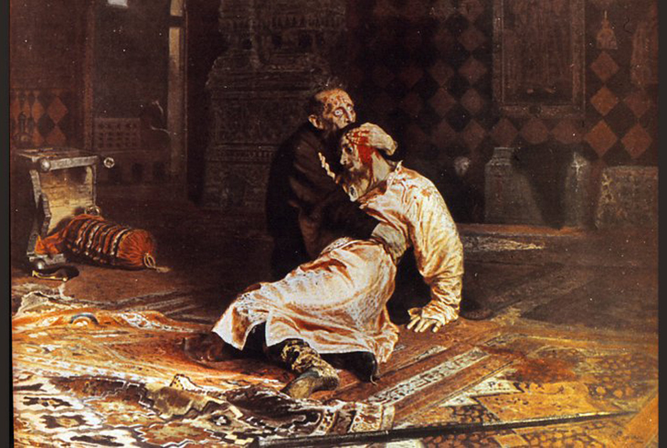 14. Иван Грозный и сын его Иван. 1885.