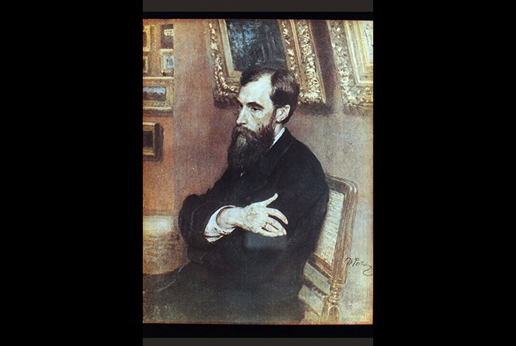 9.  Портрет П. М. Третьякова. 1883.