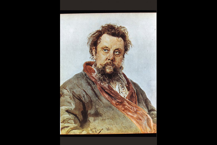 8.   Портрет М. П. Мусорского. 1881.