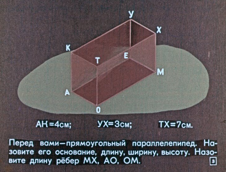 Объём прямоугольного параллелепипеда