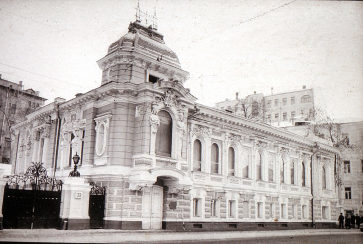 Дом О. П. Коробковой.  1894 г. Пятницкая, 33.