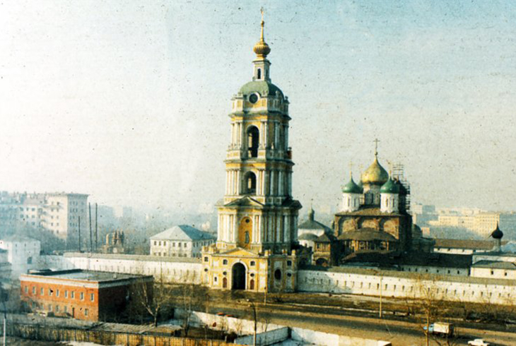 Новоспасский монастырь. Общий вид.