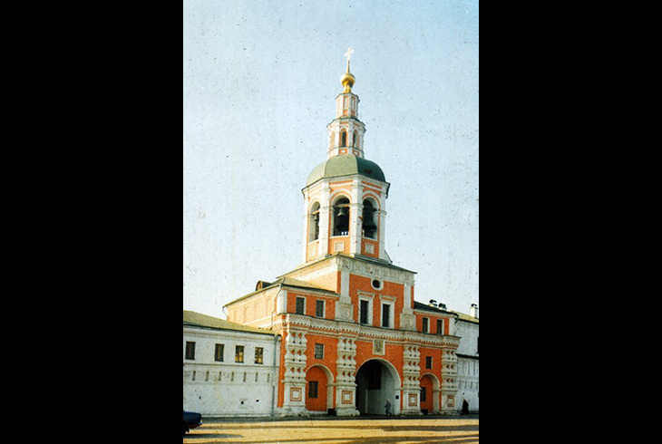 Данилов монастырь. Надвратная церковь Даниила Столпника.