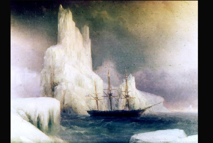 Ледяные горы. 1870.