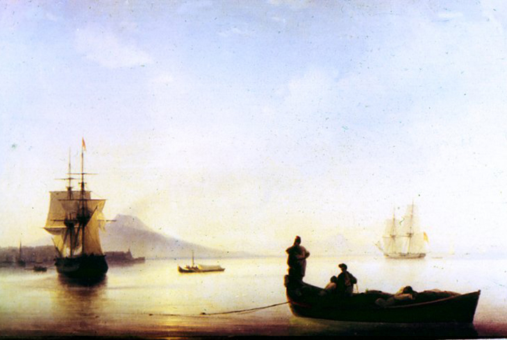 Неаполитанский залив утром. 1843.